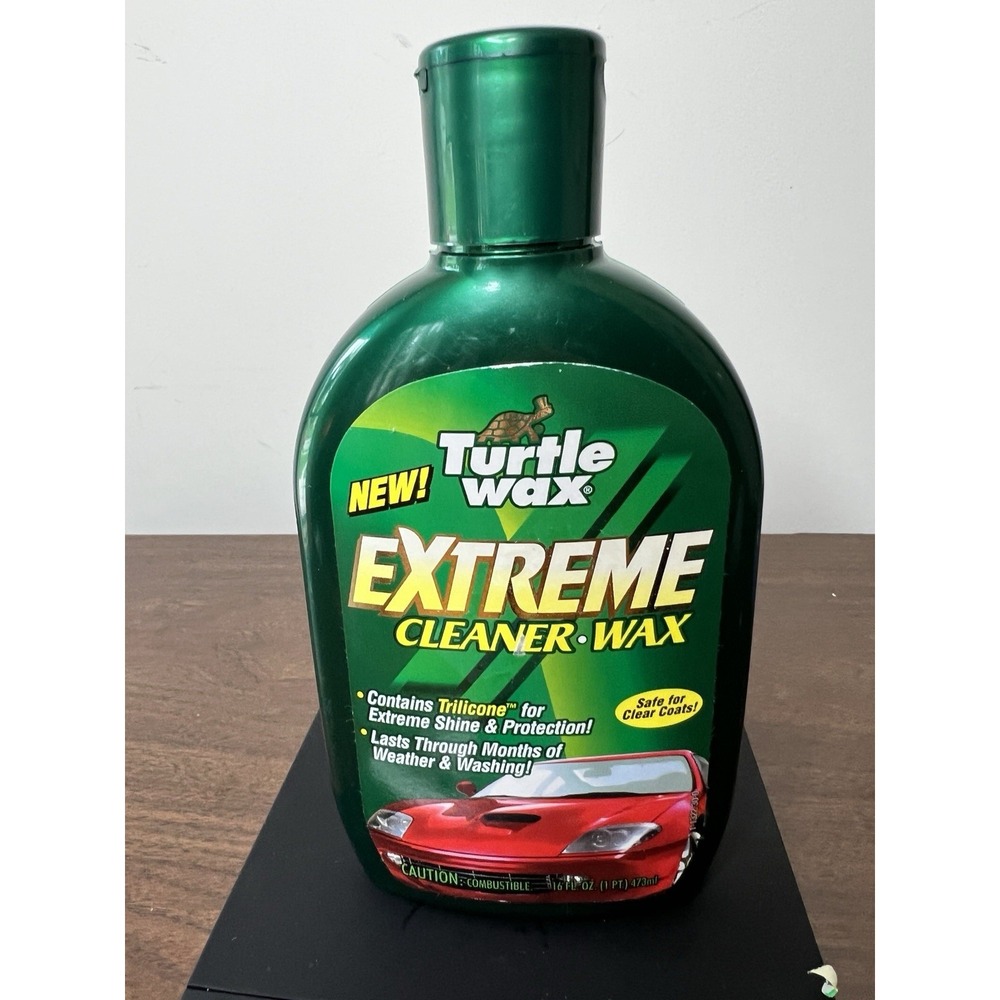 Turtle Wax Extreme Cleaner Wax 16oz Car Polish Shine Protection New Bottle